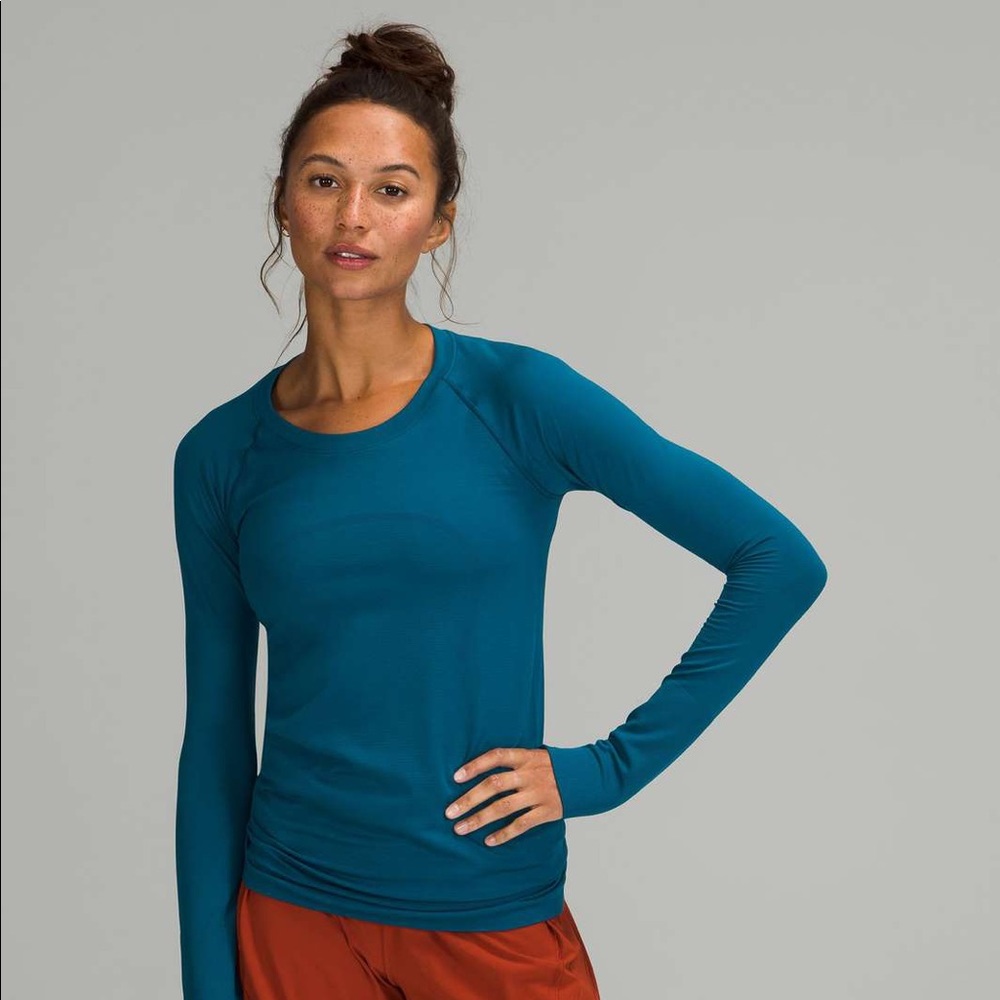 Lululemon Swiftly Tech Long Sleeve Shirt 2.0 - Capri Blue